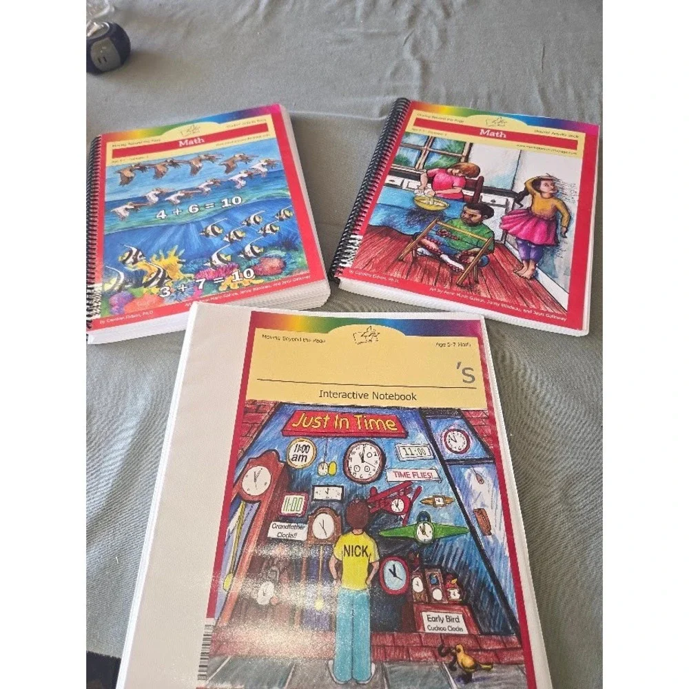 Moving Beyond the Page Age 5-7 Math Curriculum Student Activity Books Notebook